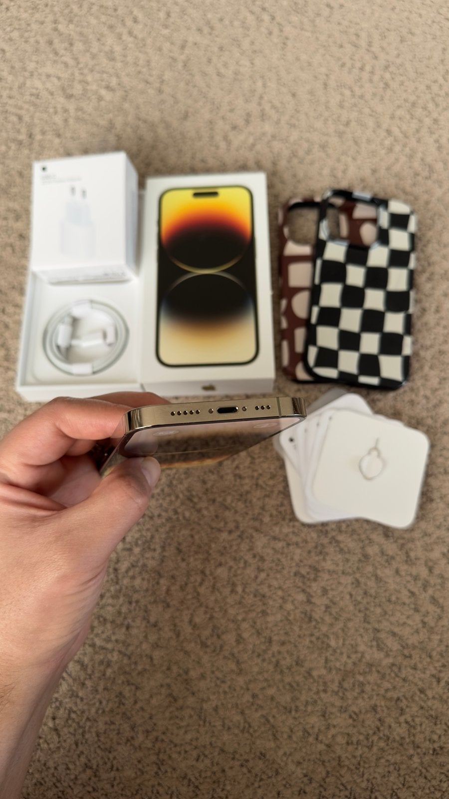 Foto 6 van Te koop iPhone 14 Pro 128GB Goud – Zo goed als nieuw