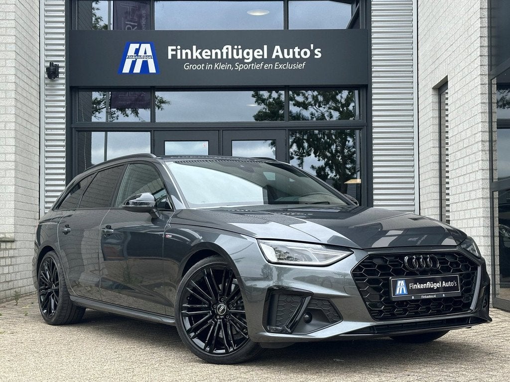 Audi A4 Avant 35 TFSI S-line Optiek-Zwart |RS-seats |Massage, Auto's, Audi, Gebruikt, Zwart, 4 cilinders, Origineel Nederlands