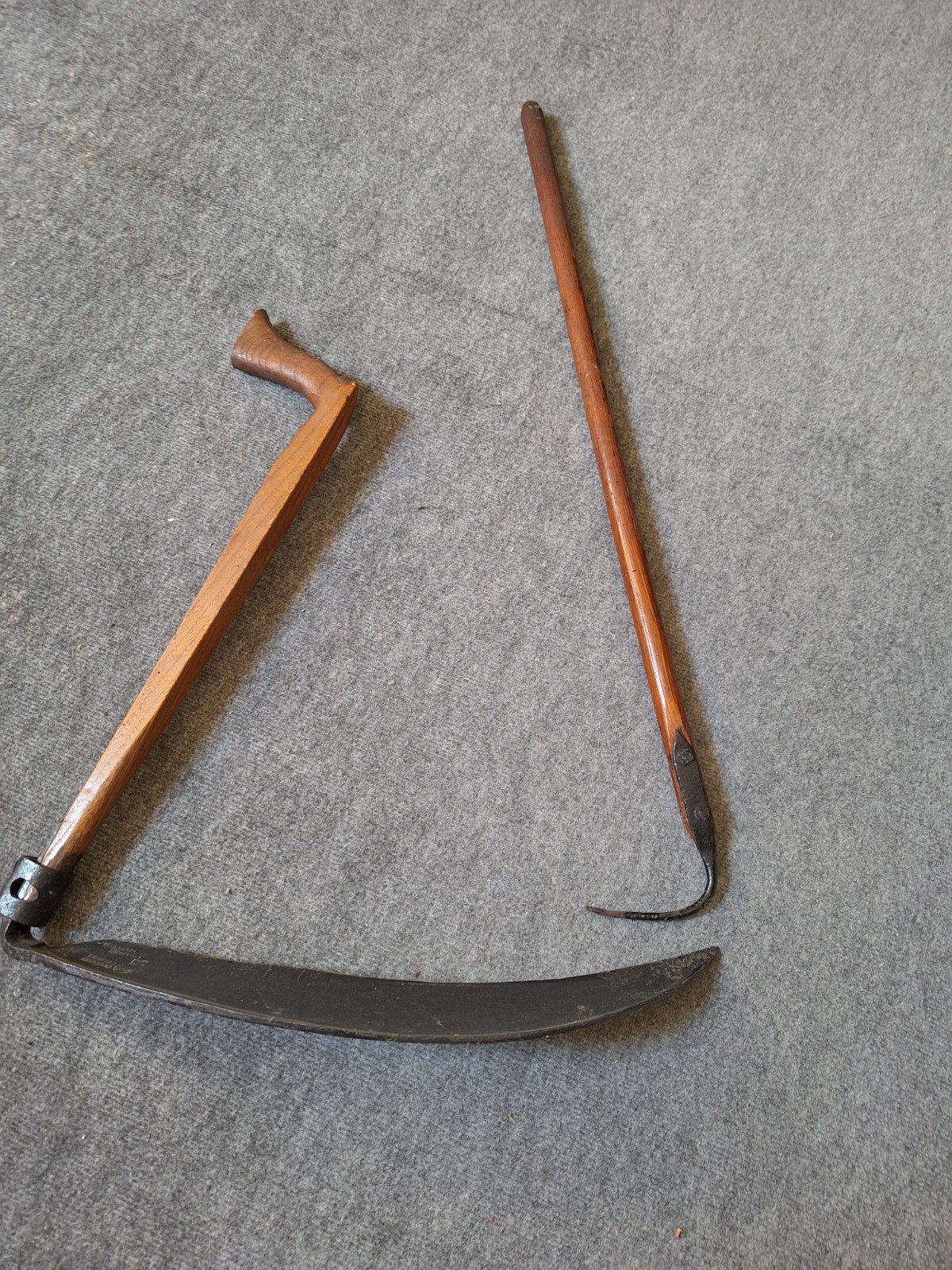 Antieke Zicht en Pikhaak voor graanoogst, Antiek en Kunst, Antiek | Gereedschap en Instrumenten, Ophalen