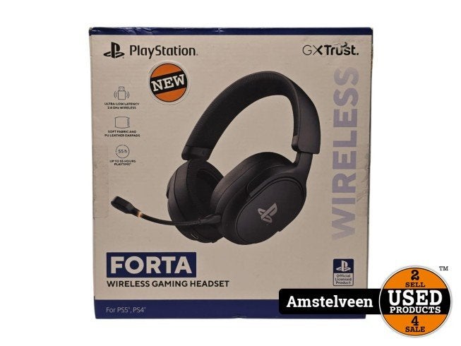 Trust GXT499 Forta Wireless Headset Zwart | Nieuw, Spelcomputers en Games, Trust, Nieuw, Support@trust.com, Laan van Barcelona 600
3317 DD Dordrecht
Netherlands