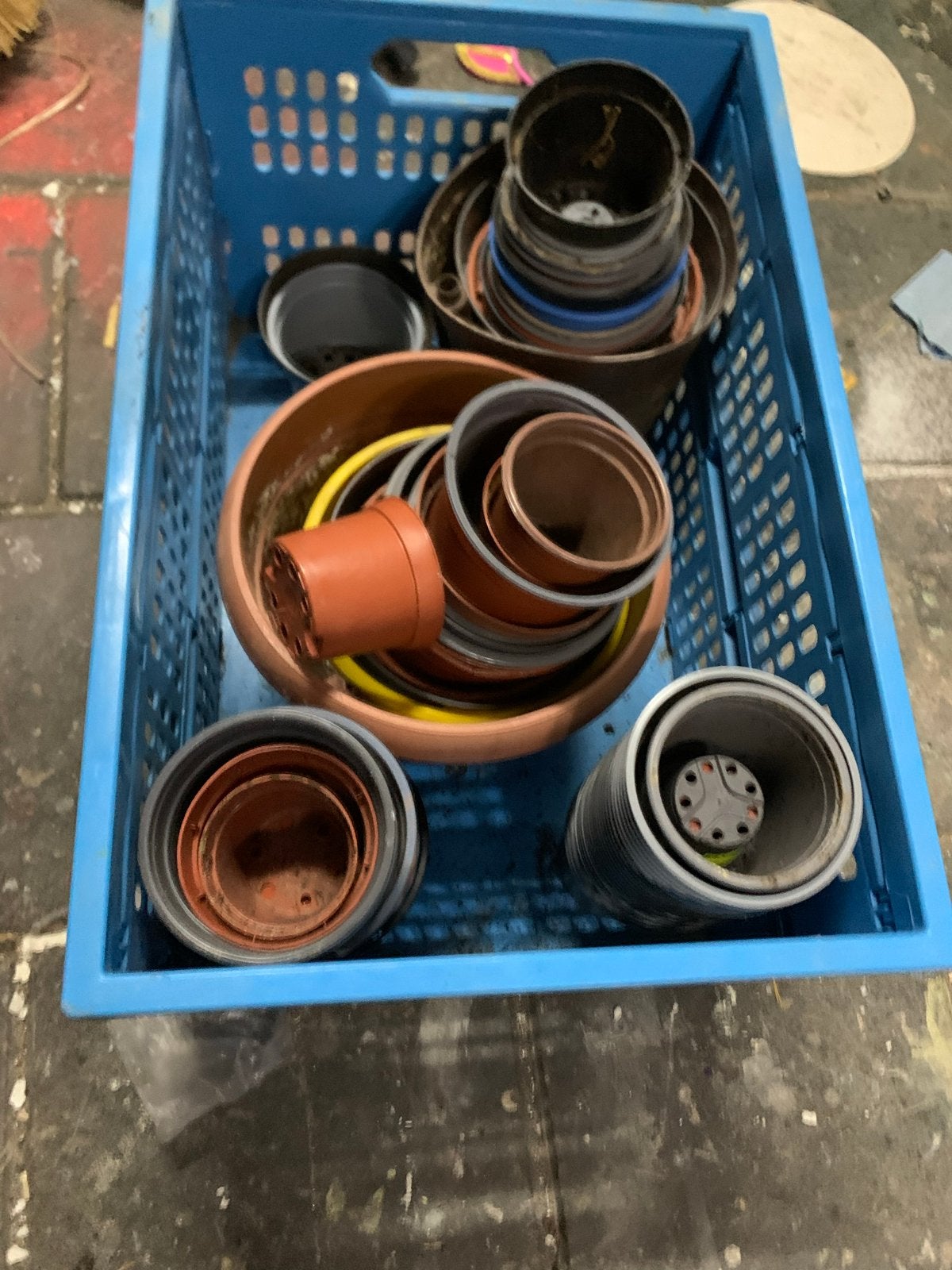 Plantenpotjes, Tuin en Terras, Kunststof, Gebruikt, Rond, Binnen