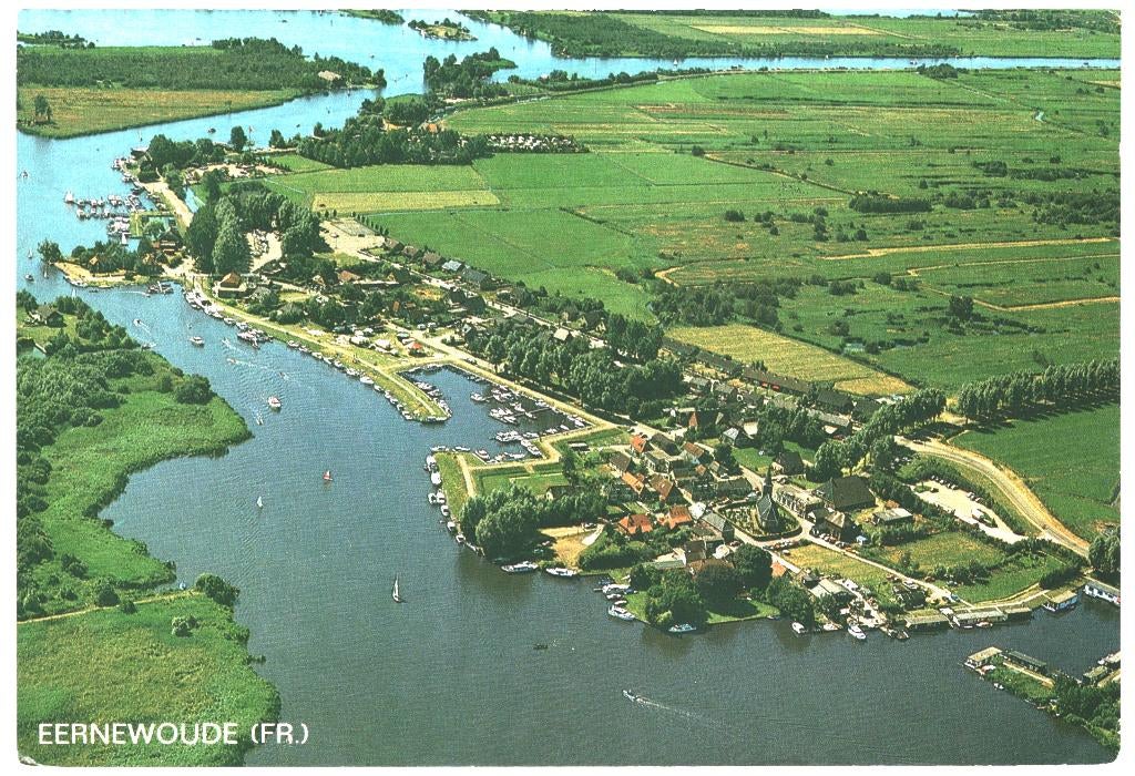 993164 Eernewoude 80+ Friesland Gelopen met postzegel, Ophalen of Verzenden, 1980 tot heden, Gelopen, Friesland