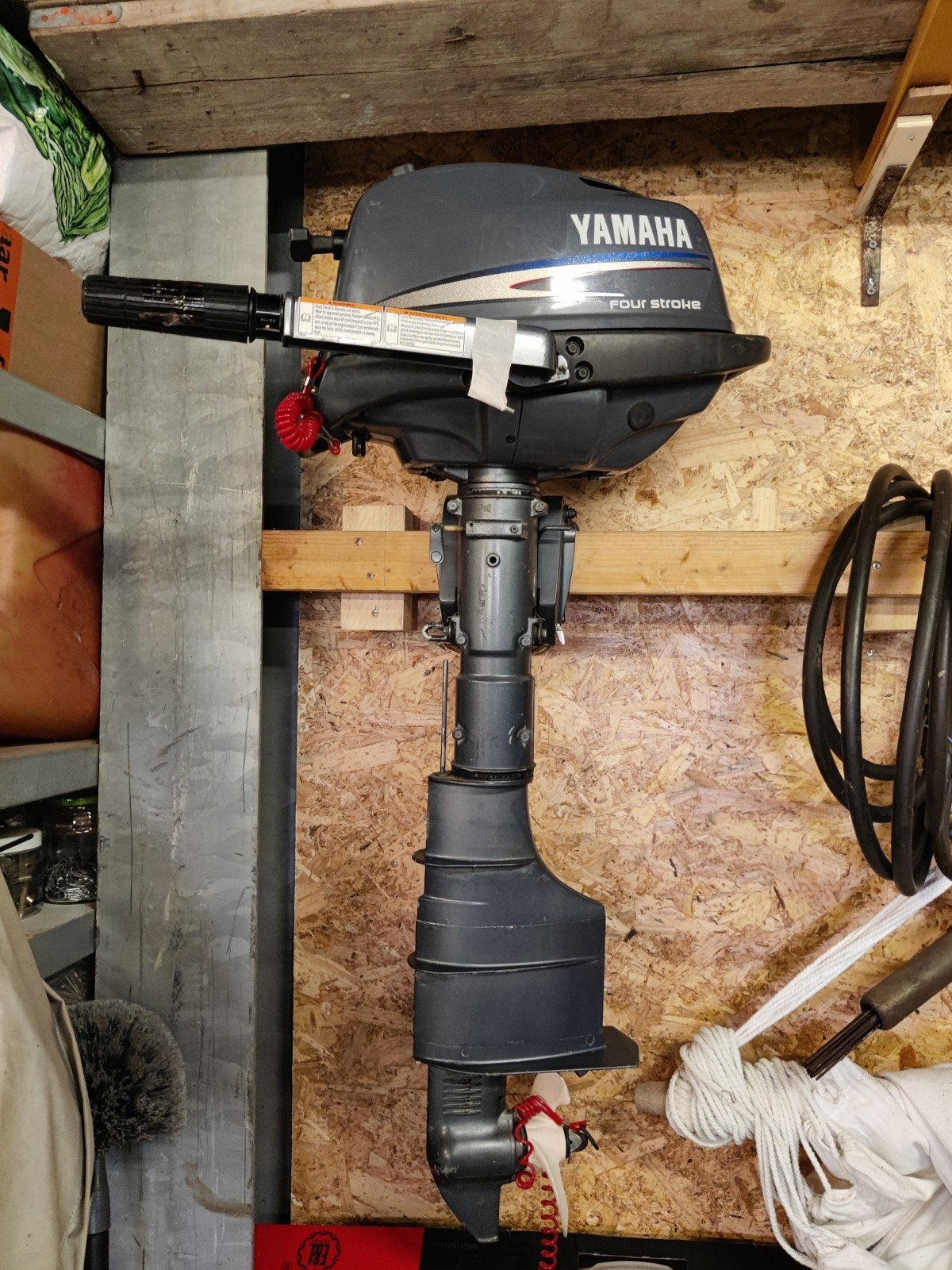 Yamaha 4pk 4takt buitenboordmotor langstaart, Ophalen, Gebruikt, Minder dan 5 pk, Viertaktmotor