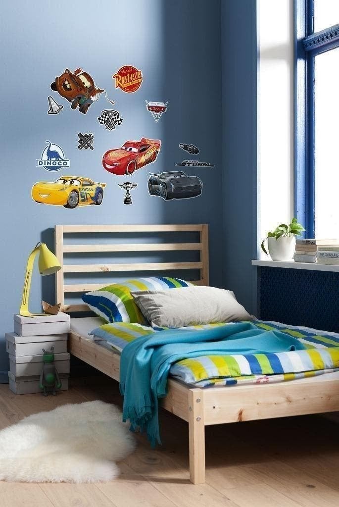 Disney Cars Muursticker 50x70 cm - Cars3, Verzenden, Nieuw, Film, Tv of Omroep