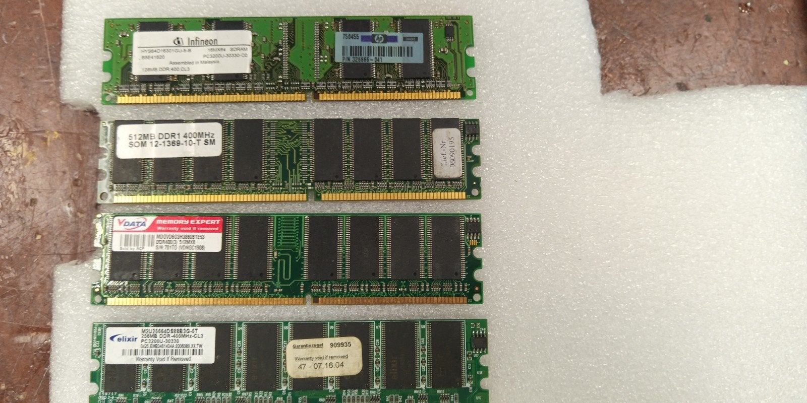 DDR1 RAM Geheugenmodules - Diverse Merken en Groottes, Gebruikt, Server, Ophalen of Verzenden, DDR