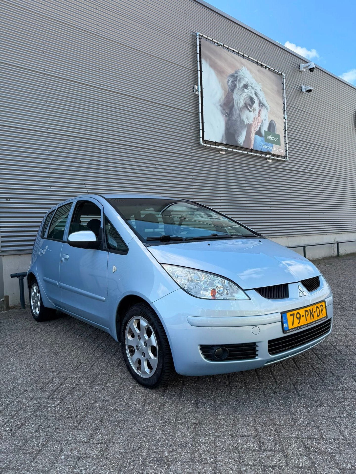 Mitsubishi Colt / Nwe Apk / Airco / Plus Pakket, Auto's, Gebruikt, 31 €/maand, Blauw, Colt