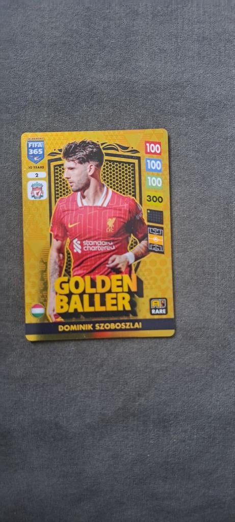 FIFA 365 Golden Baller Dominik Szoboszlai kaart, Ophalen of Verzenden, Zo goed als nieuw, Buitenlandse clubs, Spelerskaart