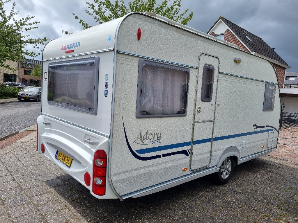 Adria Adora 462 PU 2008 Airco Mover, Caravans en Kamperen, Caravans, Rondzit, Frans bed, Particulier, Adria
