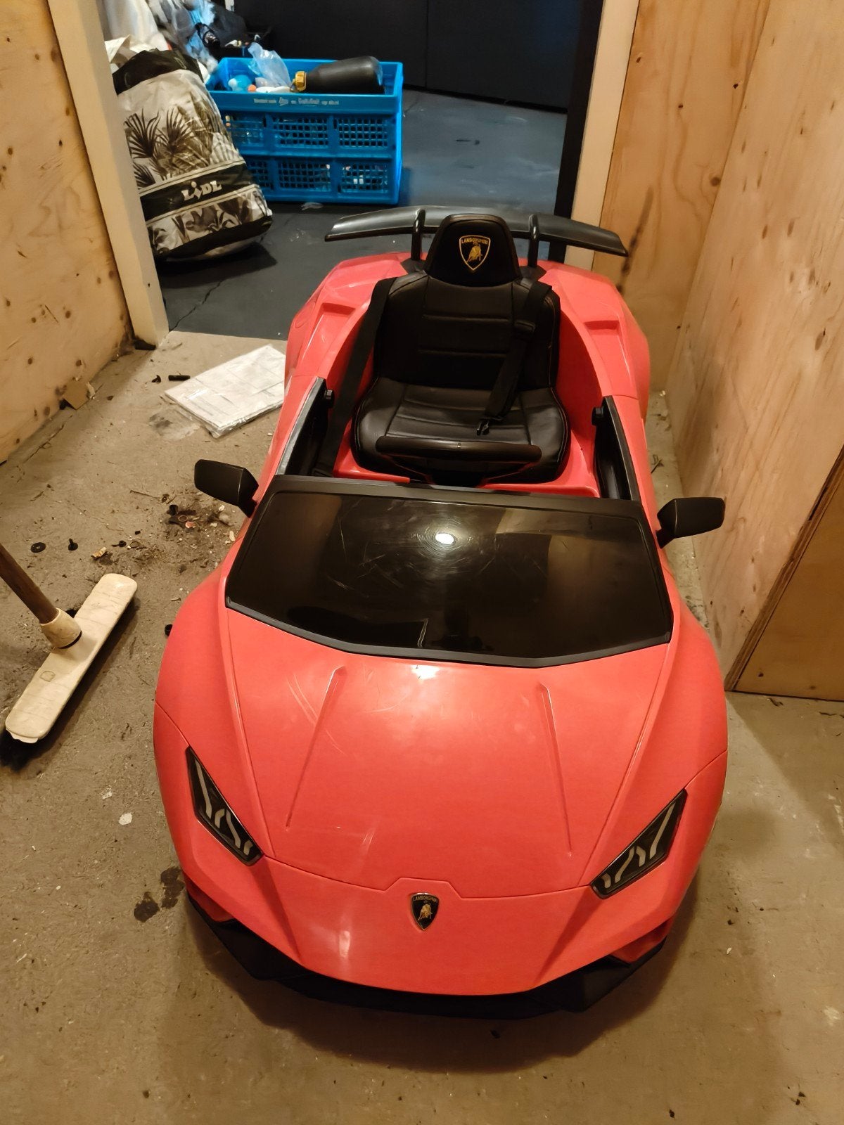 Bestuurbare Elektrische Roze Lamborghini Kinderauto, Ophalen, Gebruikt, Loopvoertuig