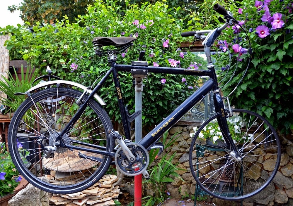 koga worldtraveller  + veel fietsonderdelen, Ophalen, Gebruikt, 26 inch, 57 tot 61 cm