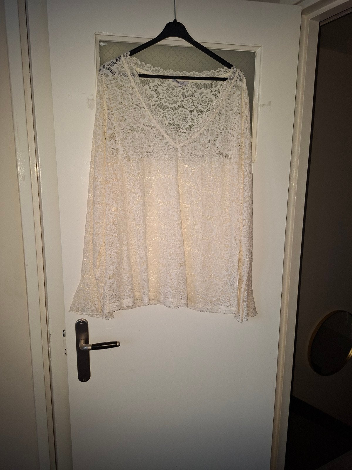 Kanten top en blouse, maat XXL, Kleding | Dames, Wit, Maat 46/48 (XL) of groter, Ophalen of Verzenden, Onbekend