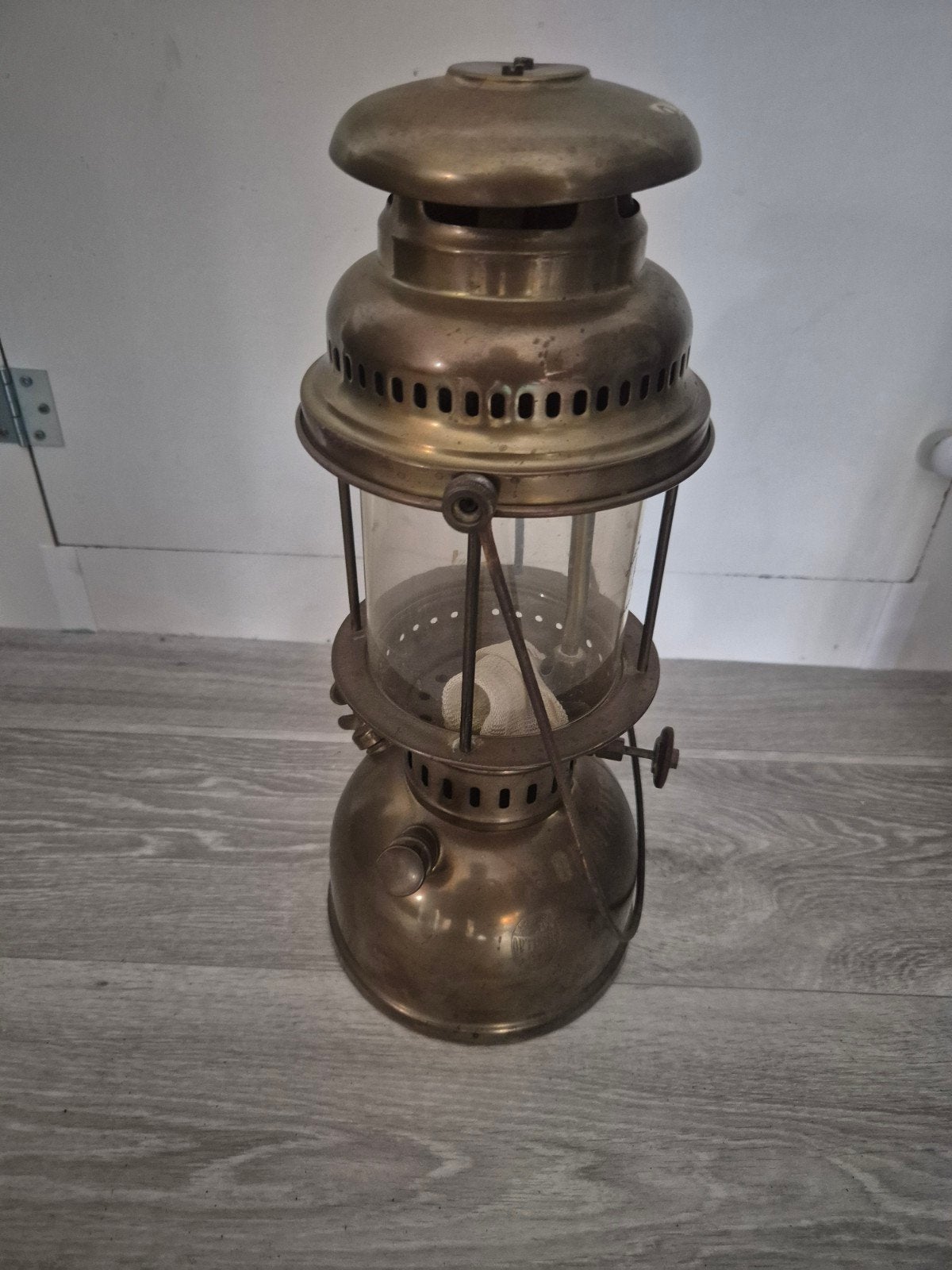 Vintage Optimus 300 Petroleum Druklamp - Made in Zweden, Antiek en Kunst, Ophalen of Verzenden
