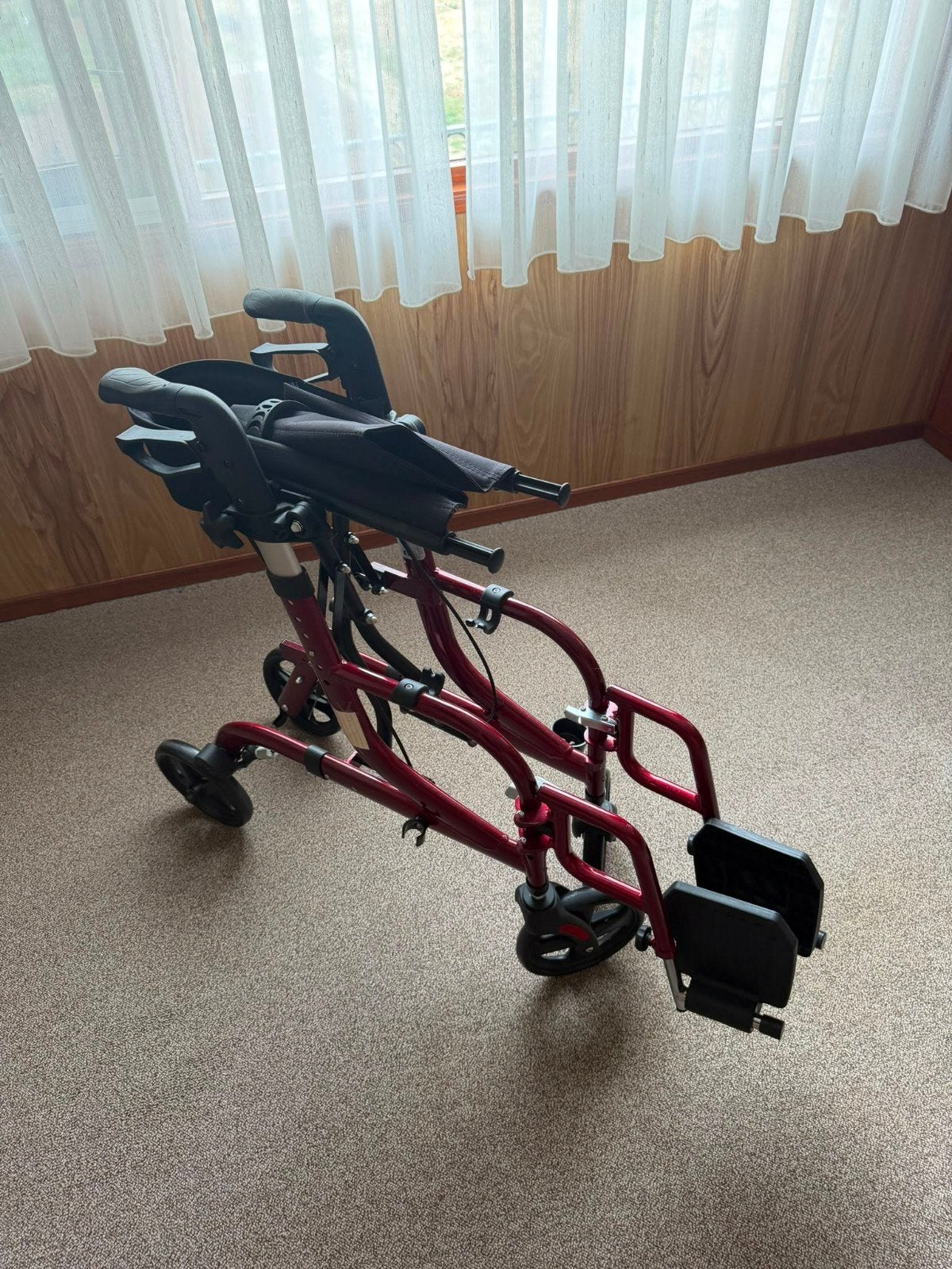 rollator met rolstoel optie, Diversen, Rollators, Ophalen, Zo goed als nieuw