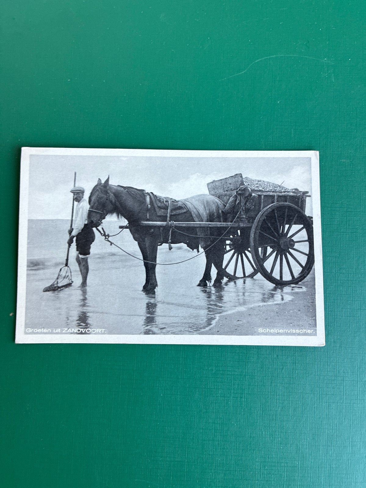 Schelpenvisser Zandvoort - Oude Ansichtkaart, Ophalen of Verzenden, Voor 1920, Ongelopen, Noord-Holland