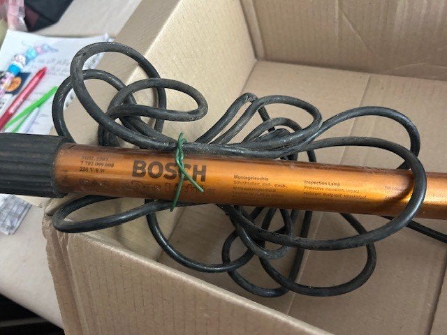 Bosch looplamp montagelamp werklamp inspectielamp garage, Ophalen of Verzenden, Gebruikt, Minder dan 50 watt, Lamp