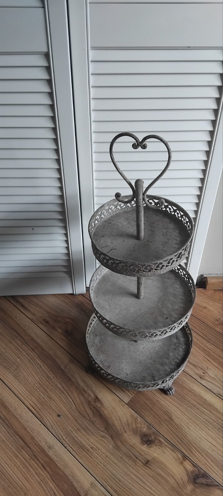 Gietijzeren Etagere 70 cm hoog, Ophalen, Gebruikt