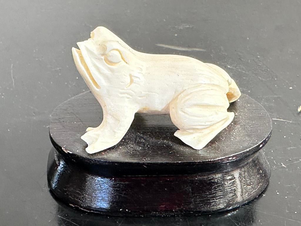 Antiek Chinees handgemaakt Kikker beeldje, Antiek en Kunst, Ophalen of Verzenden