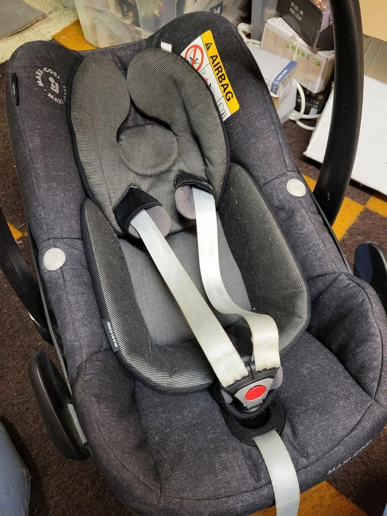 Maxi cosi Pebble pro auto stoeltje, Ophalen, Autogordel of Isofix, Gebruikt, 0 t/m 13 kg