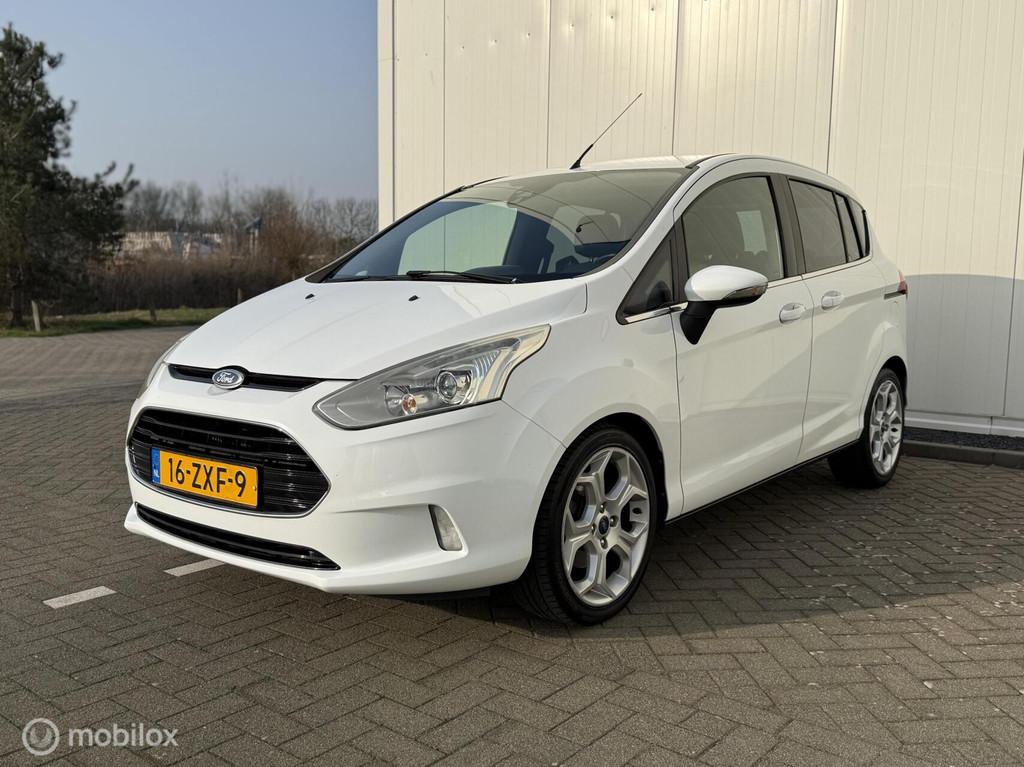 Ford B-Max 1.0 EcoBoost Titanium Cruise Airco Bluetooth NAP, Auto's, Ford, Voorwielaandrijving, Euro 5, 101 pk, Gebruikt