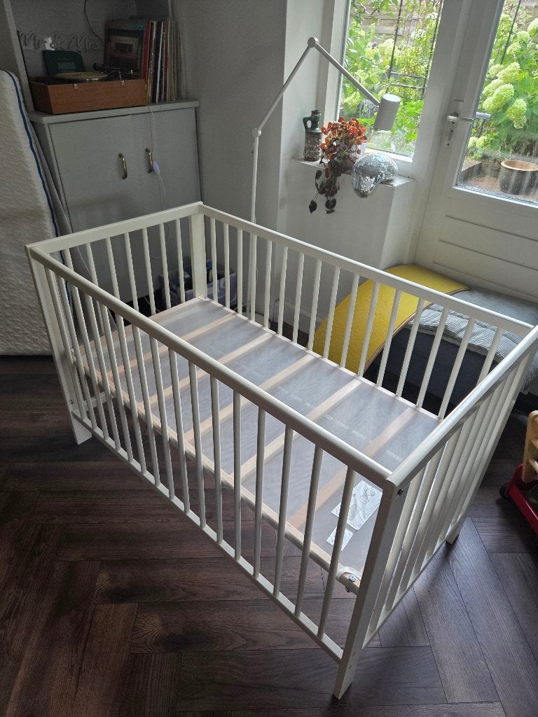 Ikea ledikant Gulliver & aerosleep matras, Ophalen, Gebruikt, Ledikant
