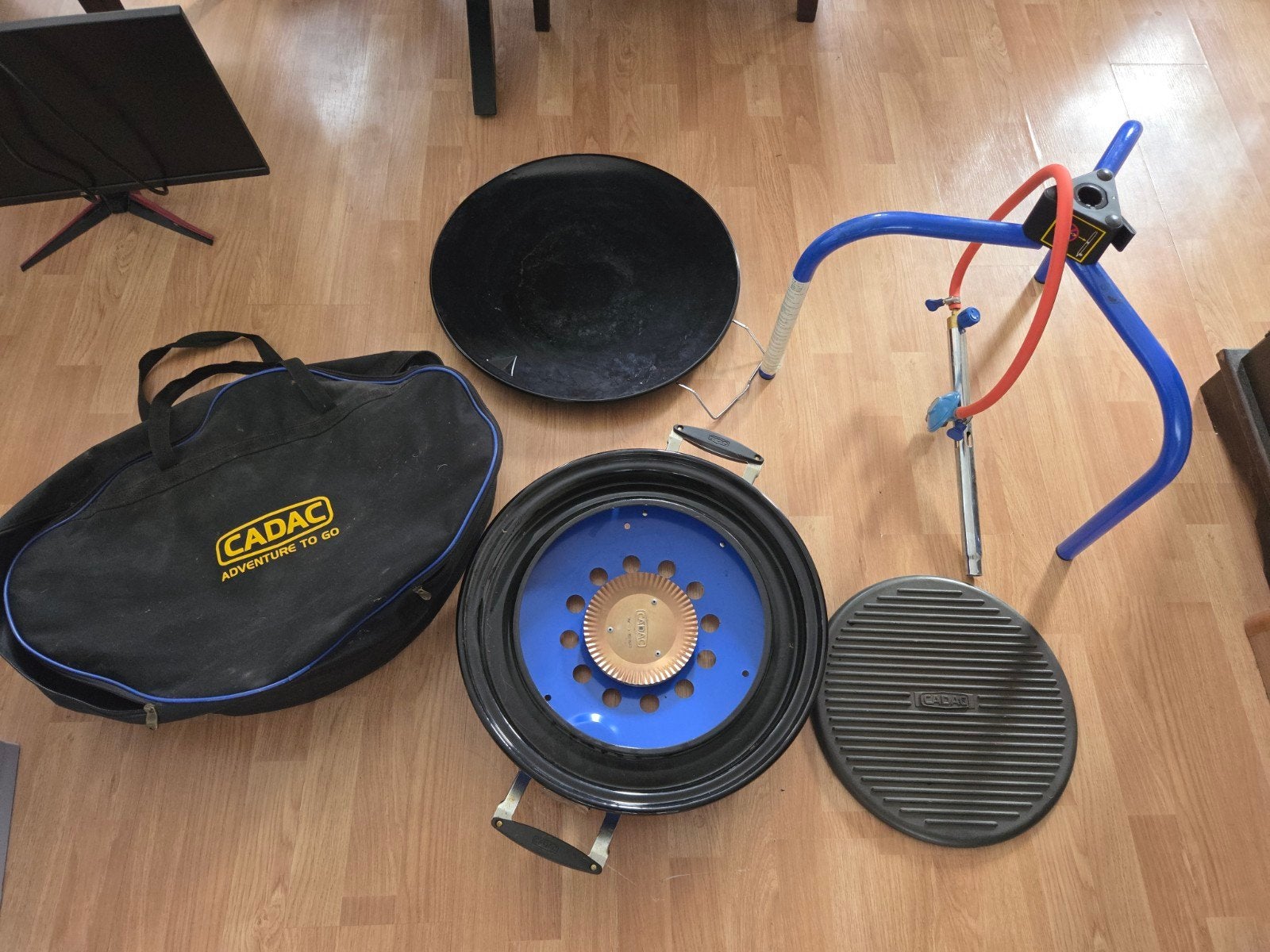 Skottelbraai inclusief grillplaat., Tuin en Terras, Ophalen, Gebruikt, Cadac
