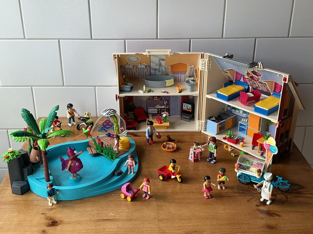 PLAYMOBIL UITGEBREID MEENEEM POPPENHUIS 🛝 🪁 SUPERSET !!, Verzenden, Gebruikt