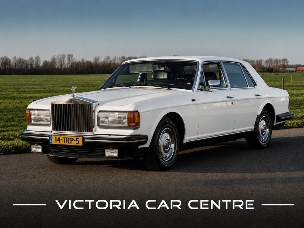 Rolls-Royce Silver Spirit 6.8 - V8 - Elegantie * (bj 1989), Auto's, Oldtimers, Automaat, Wit, Leder, Bedrijf
