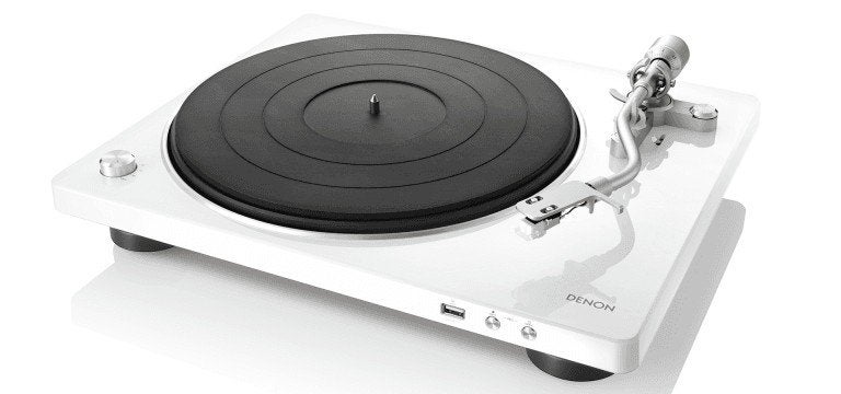 Denon DP 450USB Platenspeler met USB-aansluiting - Wit, Overige merken, Nieuw, Ophalen of Verzenden, USB-aansluiting