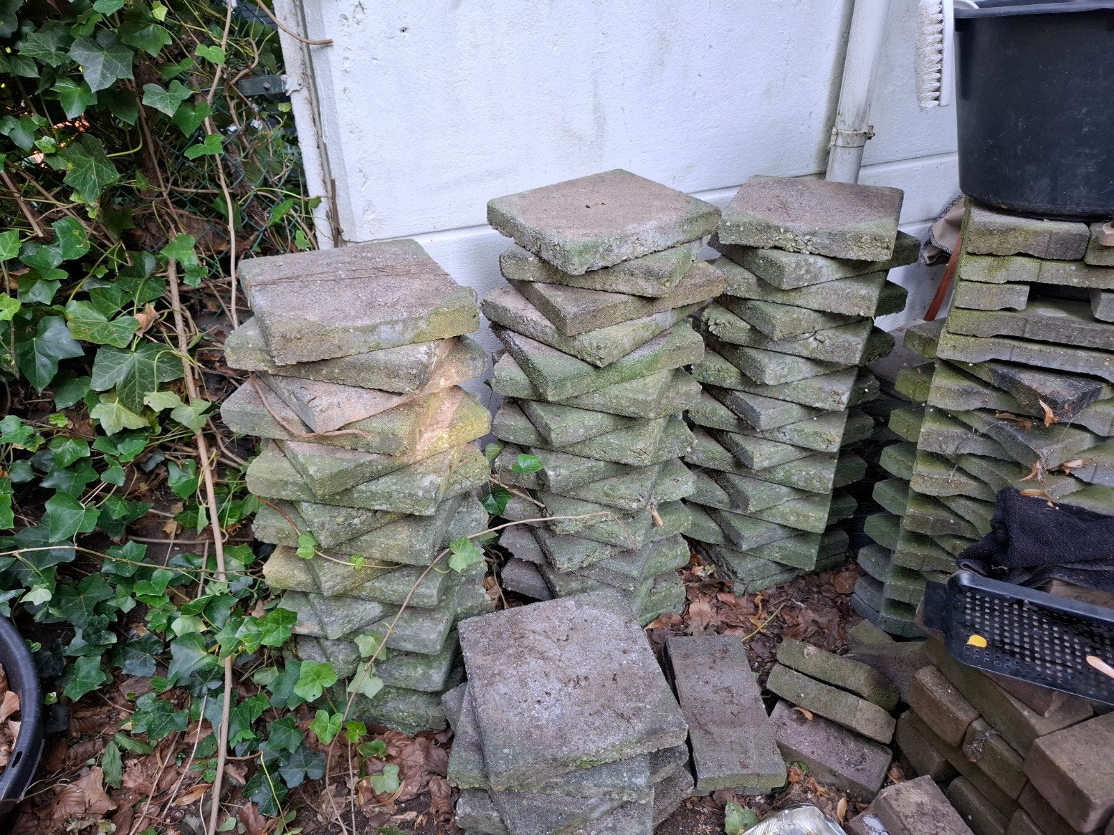 Gebruikte terrastegels (86 stuks 30x30cm), Gebruikt, Ophalen of Verzenden, 10 m² of meer, Beton