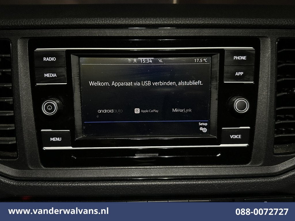 Volkswagen Crafter 2.0 TDI 141pk L3H3 L2H2 Euro6 Airco | Cam, Auto's, Bestelauto's, Voorwielaandrijving, Stof, Gebruikt, 4 cilinders