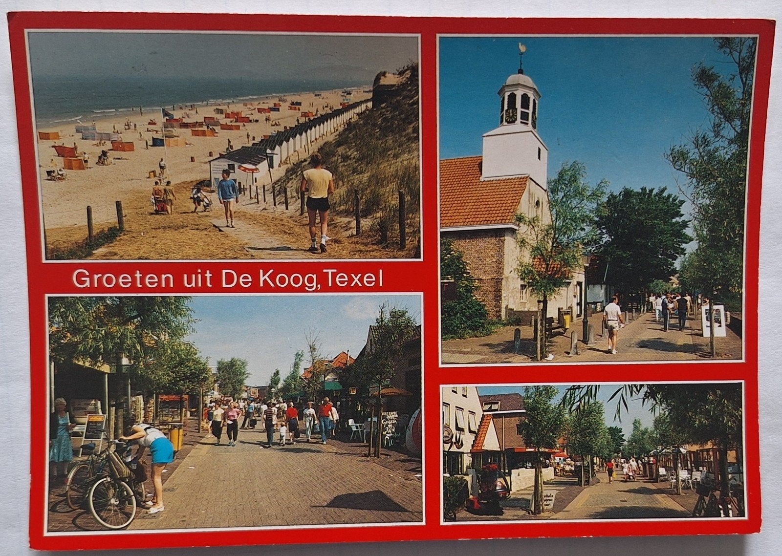 Ansichtkaart Groeten uit De Koog, Texel - Gelopen, Ophalen of Verzenden
