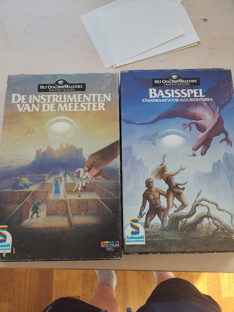 Oog des meesters + uitbreiding, Ophalen of Verzenden, Gebruikt, Schmidt