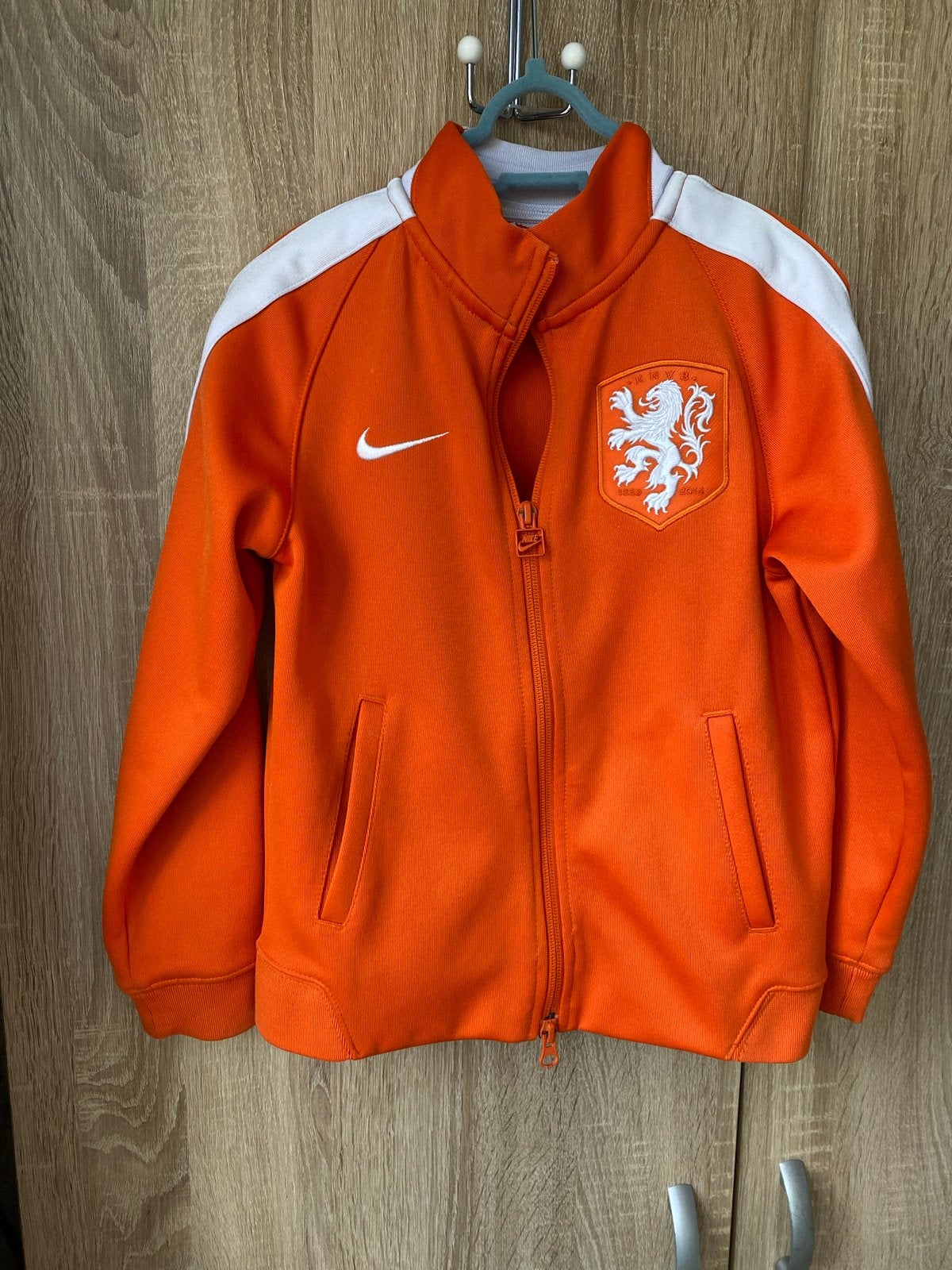 Nike Nederlands Elftal Trainingsjasje Maat 122/128, Ophalen of Verzenden, Gebruikt, Jongen of Meisje, Jas