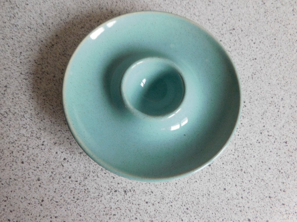 Eierdopje Pastel Turquoise, Antiek en Kunst, Ophalen of Verzenden