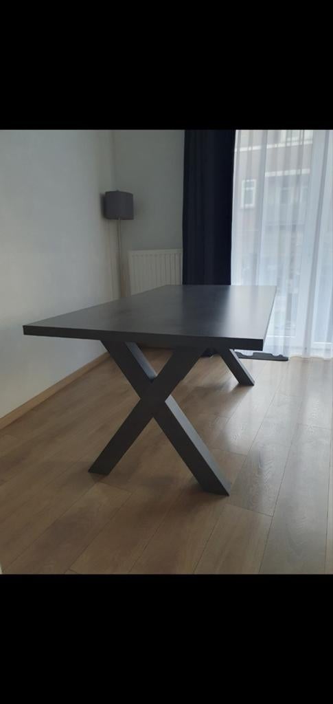 Moderne betonlook eettafel, Huis en Inrichting, Tafels | Eettafels, Overige materialen, Gebruikt, Industrieel, Modern, 150 tot 200 cm