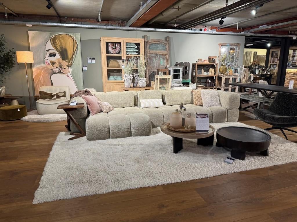 Vloerkleed Berber l Whoon | Purewood l van €3388 voor €1699, Ophalen, Gebruikt, Beige, 200 cm of meer