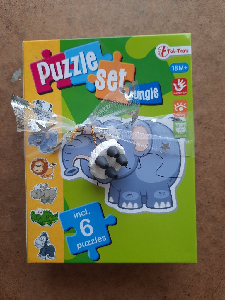 kinderpuzzel, Ophalen of Verzenden, Minder dan 10 stukjes, Nieuw, 6 maanden tot 2 jaar