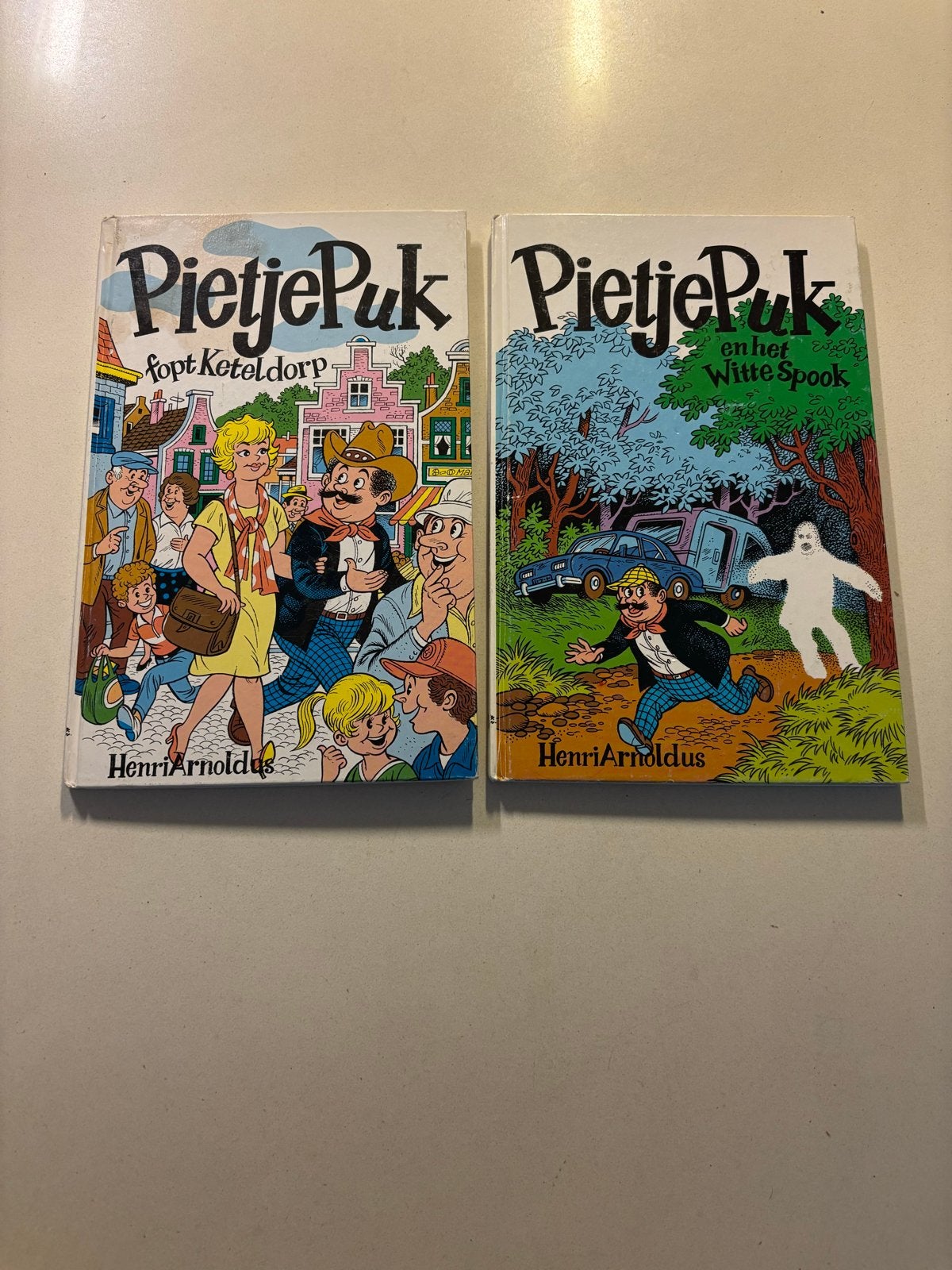 Pietje Puk boeken: Fopt Keteldorp & Het Witte Spook, Boeken, Ophalen of Verzenden, Gelezen, Fictie algemeen
