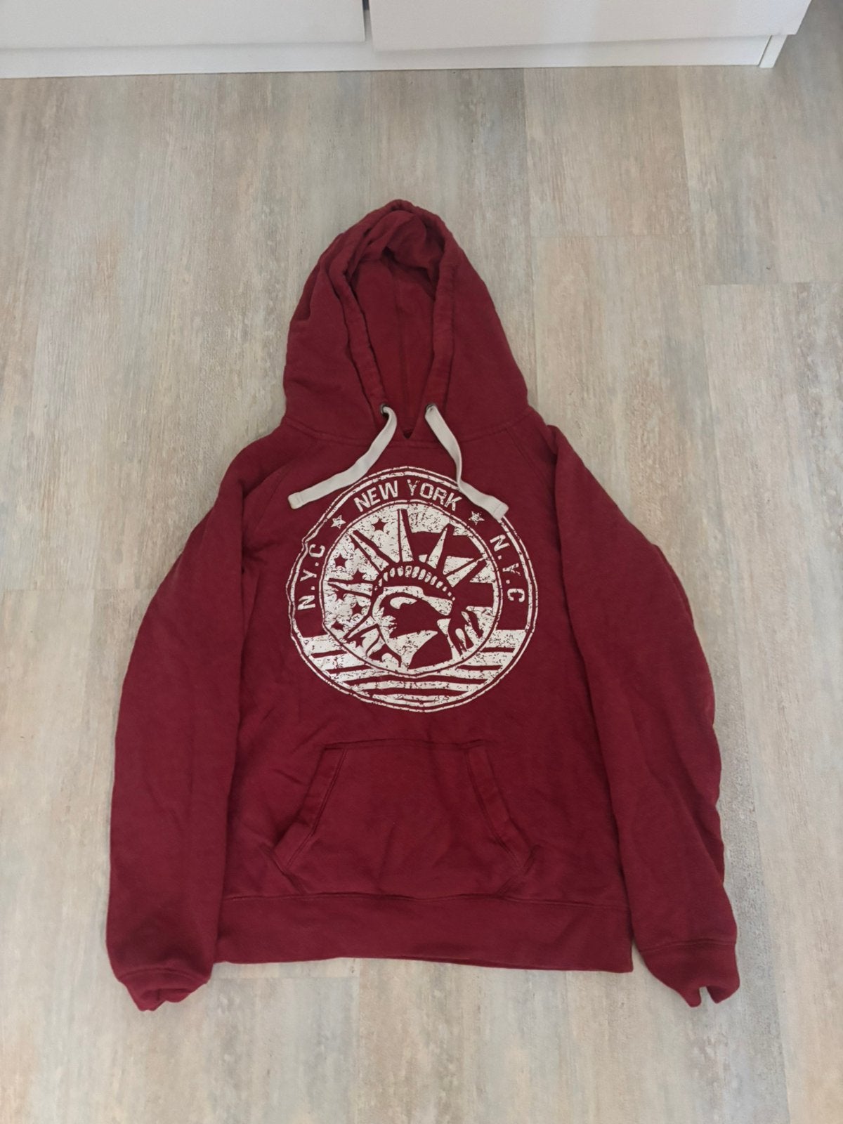 Bordeauxrode Hoodie Clockhouse Casualwear – Maat S, Ophalen of Verzenden, Gedragen, Maat 36 (S), Overige kleuren