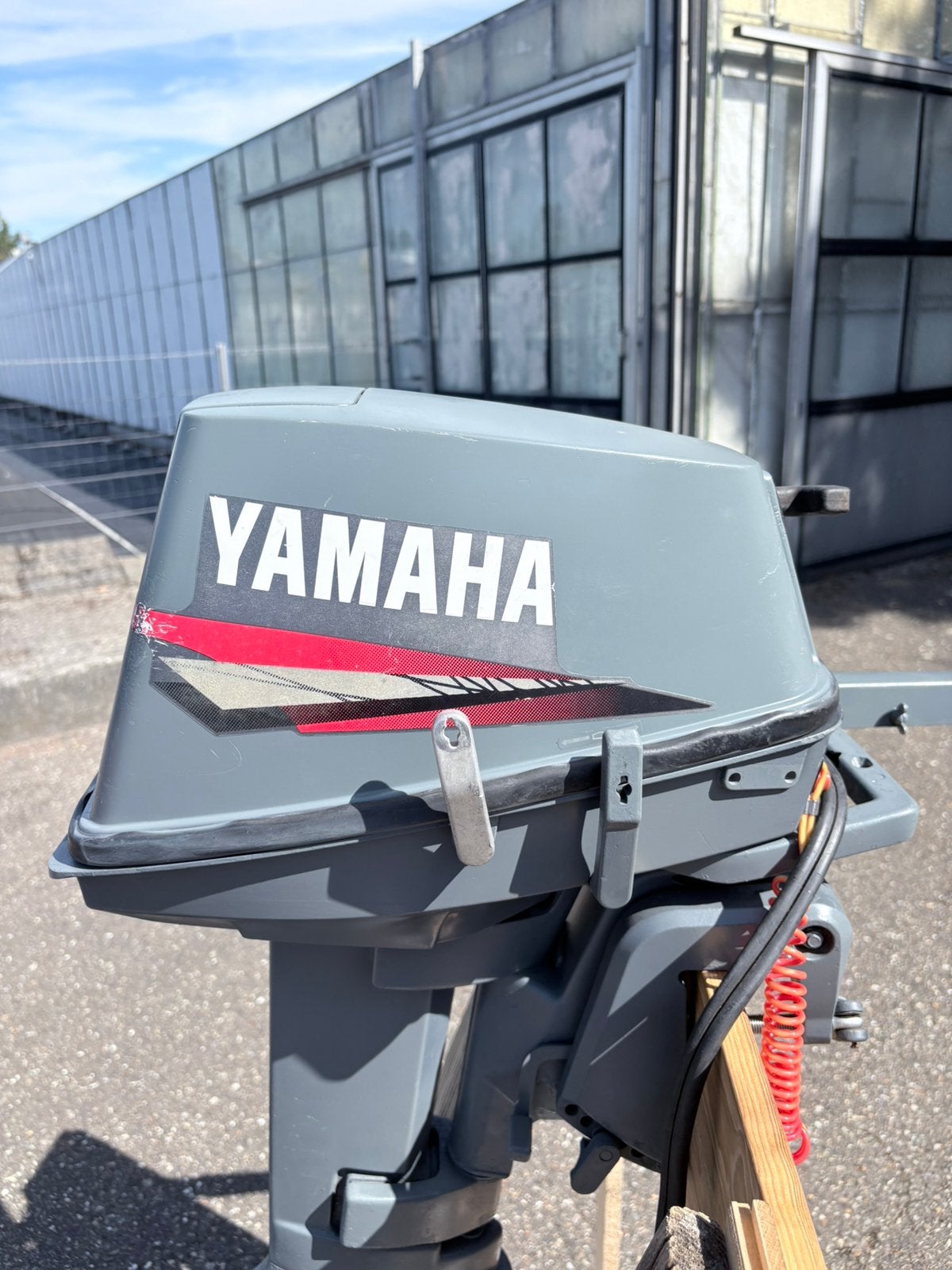 Yamaha 8 pk 2-takt buitenboordmotor met elektrische start, Ophalen, Gebruikt, 5 tot 10 pk, Elektrische start