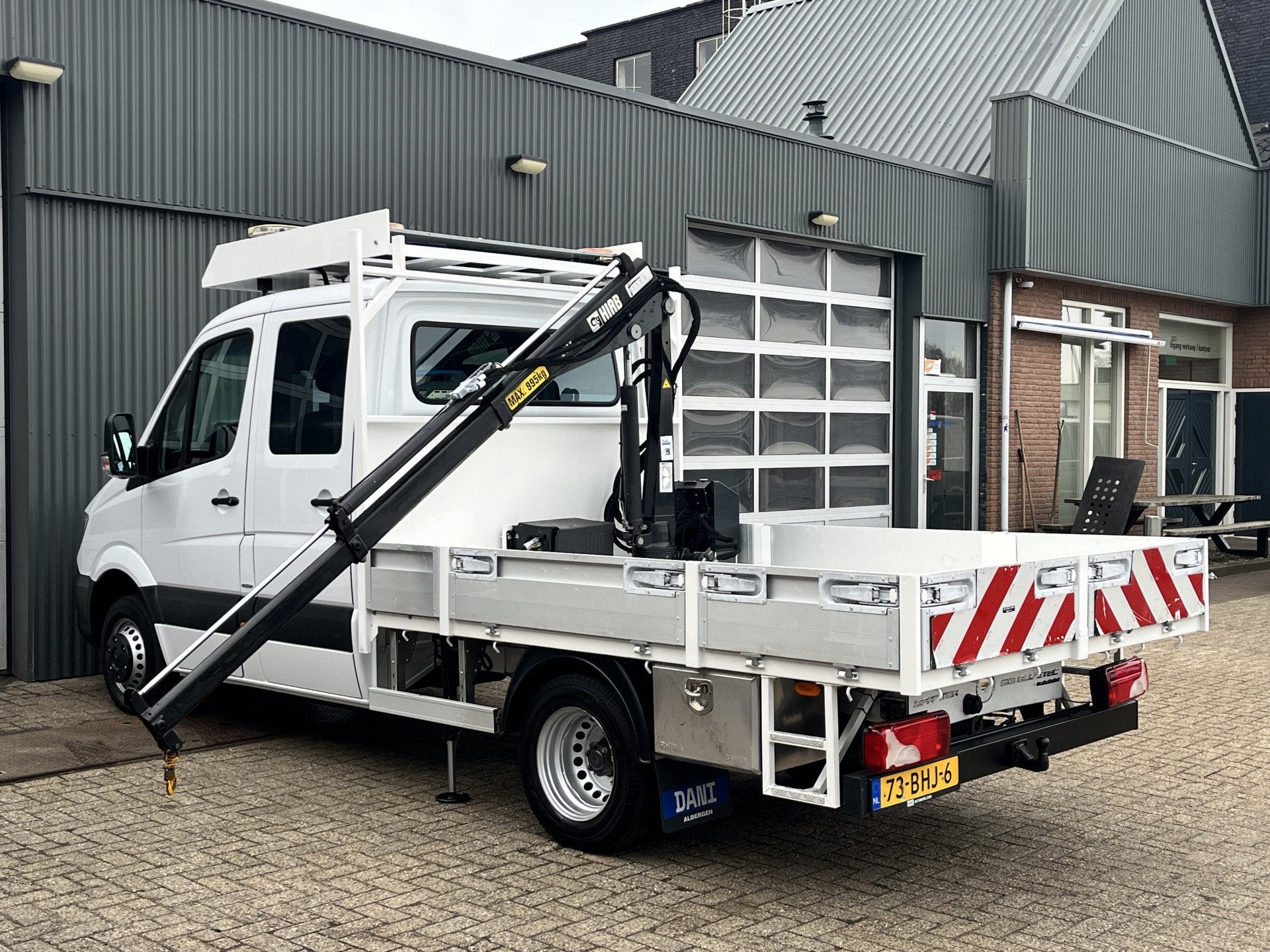 Mercedes-Benz Sprinter 513 CDI 366 Hiab Laadkraan 018T Trekh, Automaat, Stof, Gebruikt, 4 cilinders