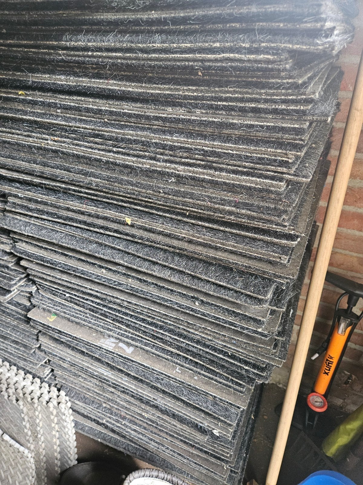 Tapijttegels van goede kwaliteit - Antraciet, Ophalen, 50 tot 100 cm, Vierkant, 50 tot 100 cm