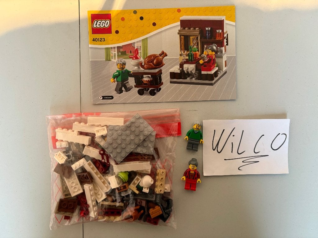 LEGO Holiday - Thanksgiving Feast - 40123, Kinderen en Baby's, Overige thema's, Lego, Ophalen of Verzenden, Zo goed als nieuw