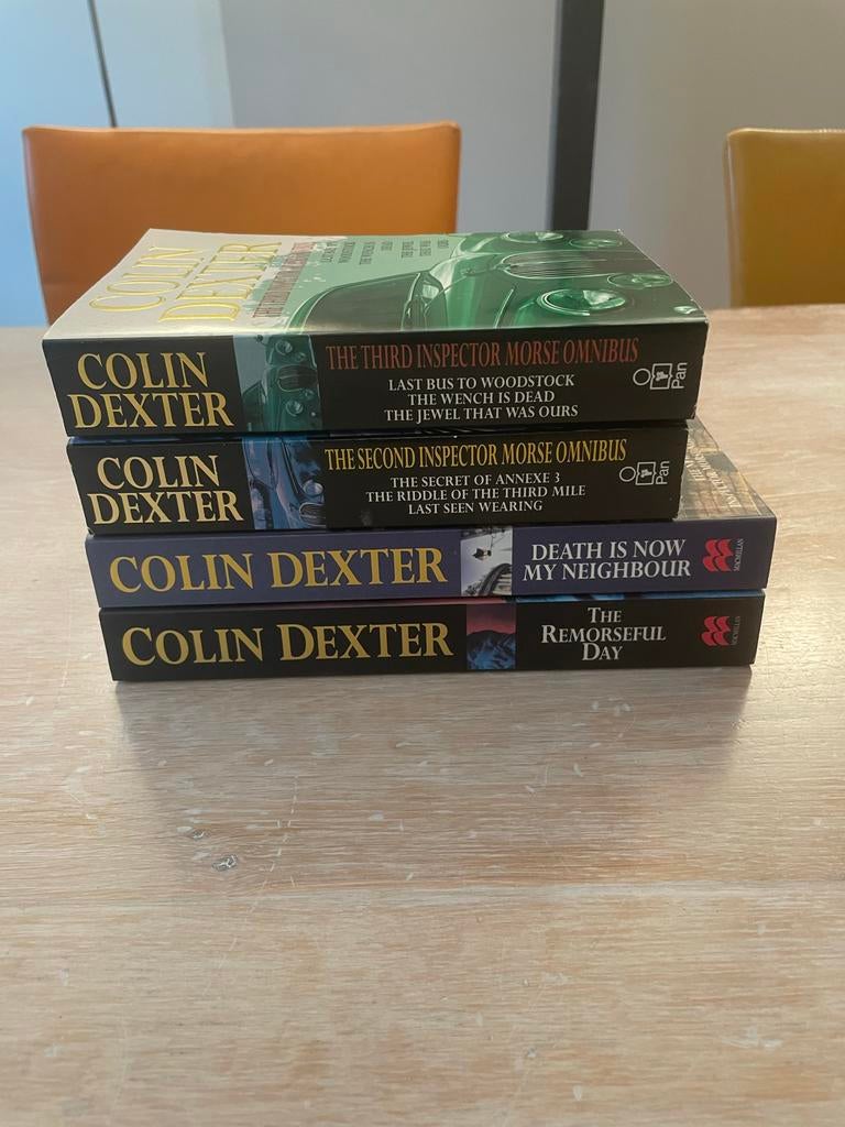 4 x Colin Dexter - Inspector Morse, Boeken, Detectives, Ophalen of Verzenden, Gelezen
