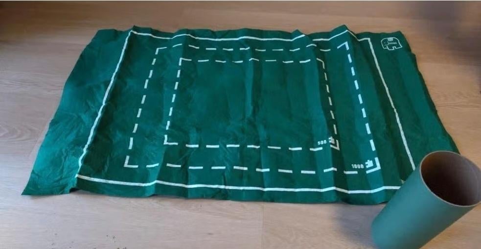 Puzzelmat / puzzelkleed – groen – voor legpuzzels, Ophalen, 500 t/m 1500 stukjes