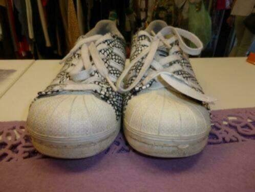 Adidas Superstar zwart witte gympen sneakers male 38 30667, Adidas, ., Wit, Ophalen of Verzenden