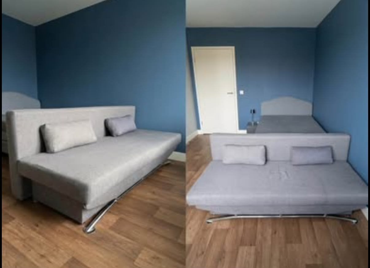 IKEA Slaapbank met opbergruimte - 200 cm breed, Huis en Inrichting, Ophalen, Gebruikt, Tweepersoons, Overige maten