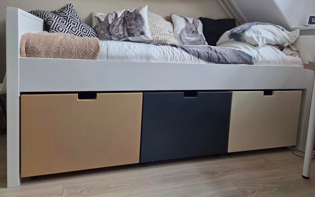 Bopita kinderkamer: bed, kast, bureau, Kinderen en Baby's, Kinderkamer | Complete kinderkamers, Ophalen, Gebruikt, Jongetje of Meisje