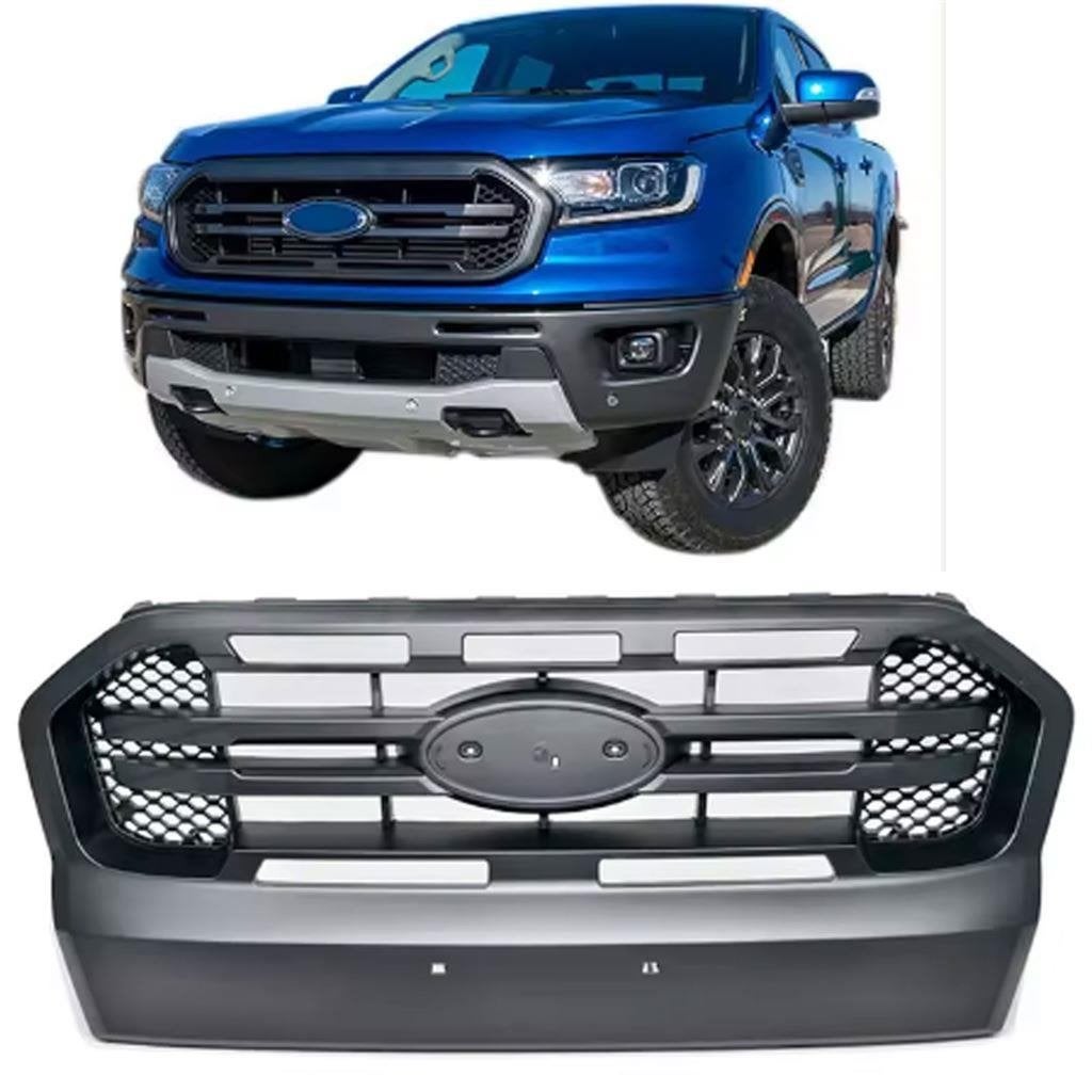 Zwarte Sport Grill Voor Ford Ranger T7