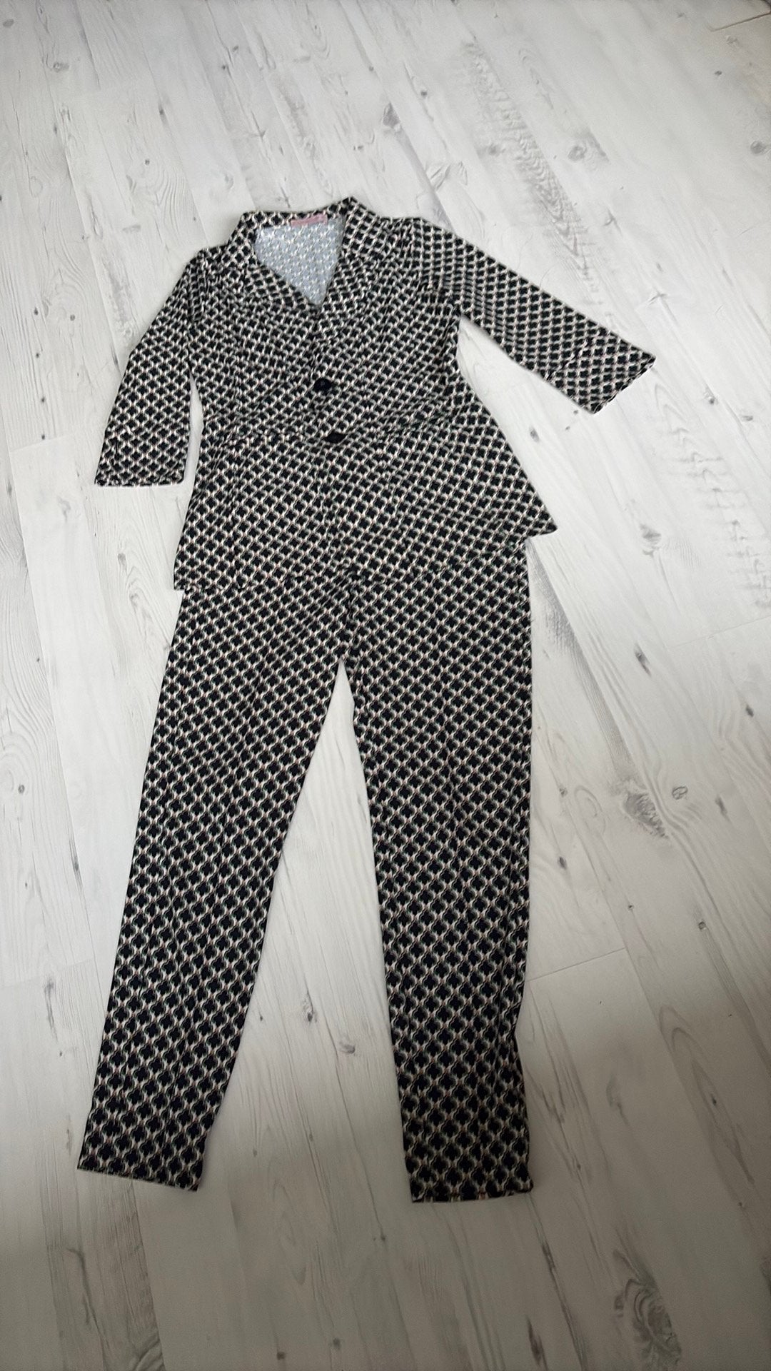 Studio Anneloes Pak - Jasje en Broek - Maat S, Kleding | Dames, Kostuum of Pak, Zwart, Ophalen of Verzenden, Zo goed als nieuw